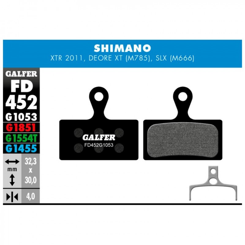Galfer Standard Shimano Deore XT M785, SLX, M666 y XTR 2011 M985
