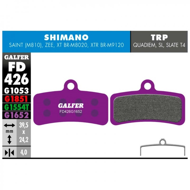 Pastillas Freno Disco Galfer Shimano XTR Standard