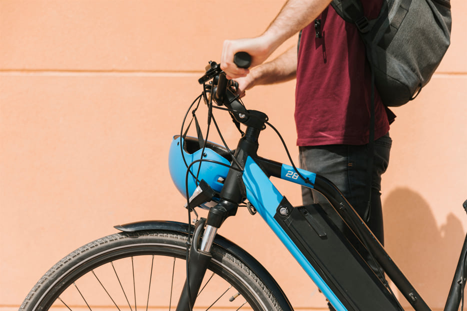 como funciona una bicicleta electrica